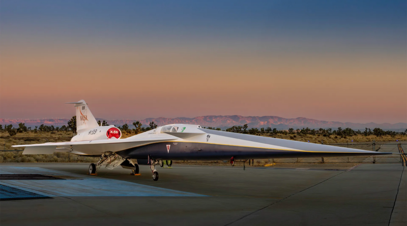 X59 Quesst from nasa airplane