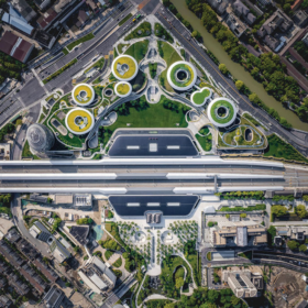Jiaxing Train Station: A Green Oasis in the City